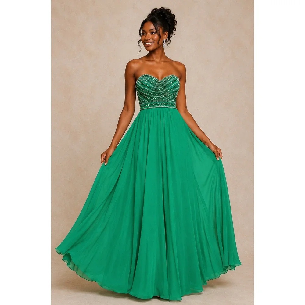 sherri hill green beaded dress 44554 Miss Priss Prom and Pageant store, Lexington, Kentucky, largest selection of Sherri Hill prom gowns